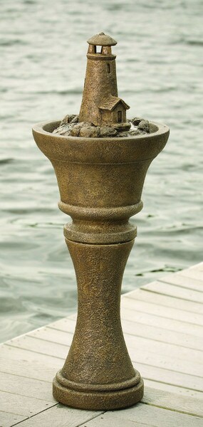Lighthouse Fountain sculpture dimensional work of art